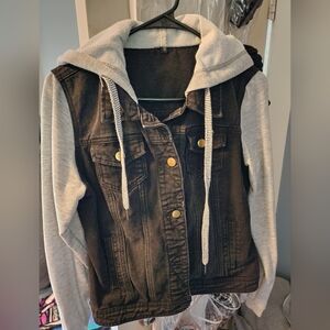 Brand New black jean jacket